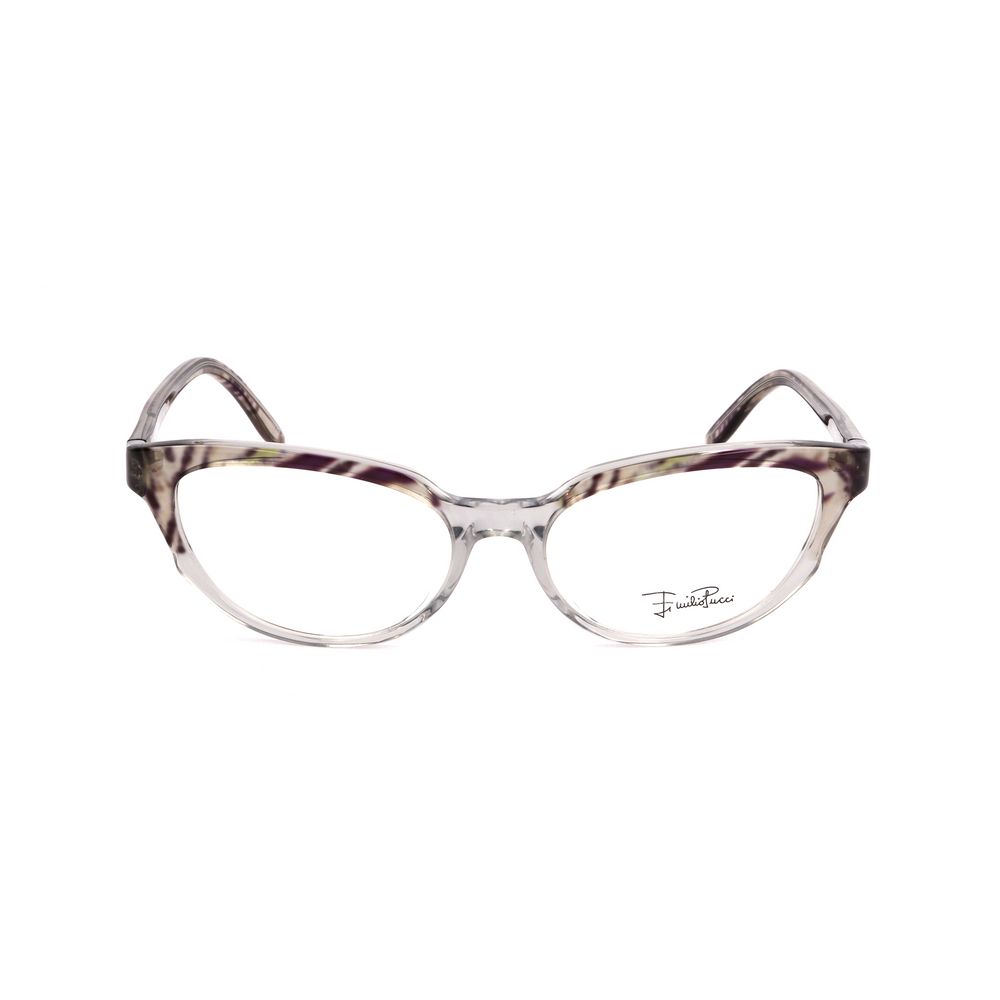 Emilio Pucci Gray Plastic Frames by Emilio Pucci