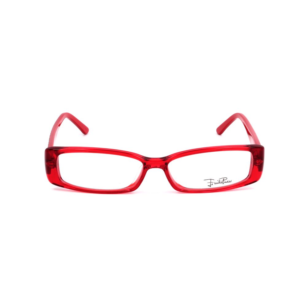 Emilio Pucci Red Plastic Frames by Emilio Pucci
