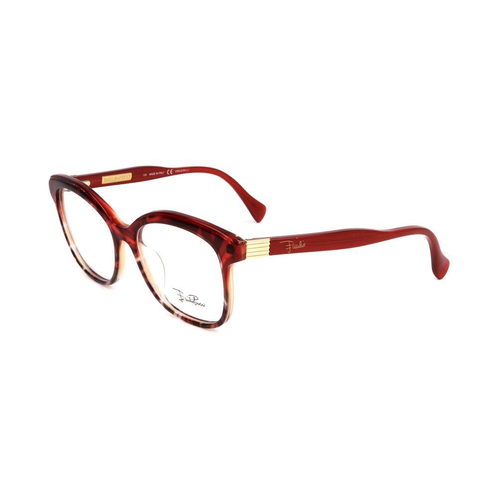 Emilio Pucci Red Plastic Frames by Emilio Pucci