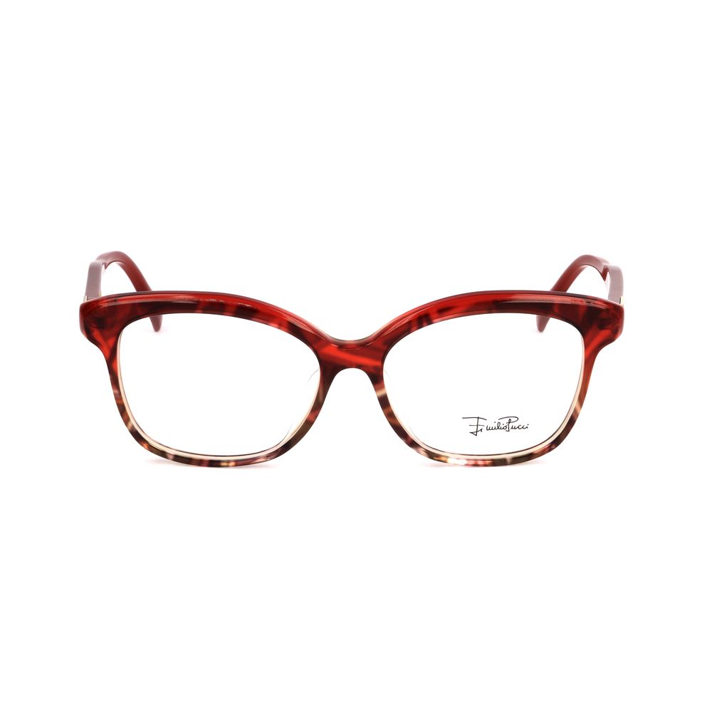 Emilio Pucci Red Plastic Frames by Emilio Pucci