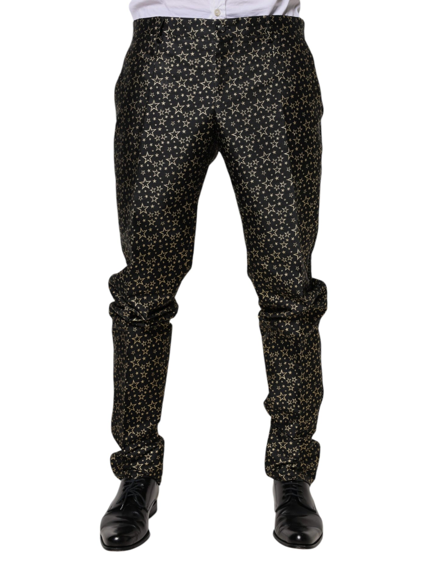 Dolce & Gabbana Black Stars Jacquard SICILIA 2 Piece Suit by Dolce & Gabbana