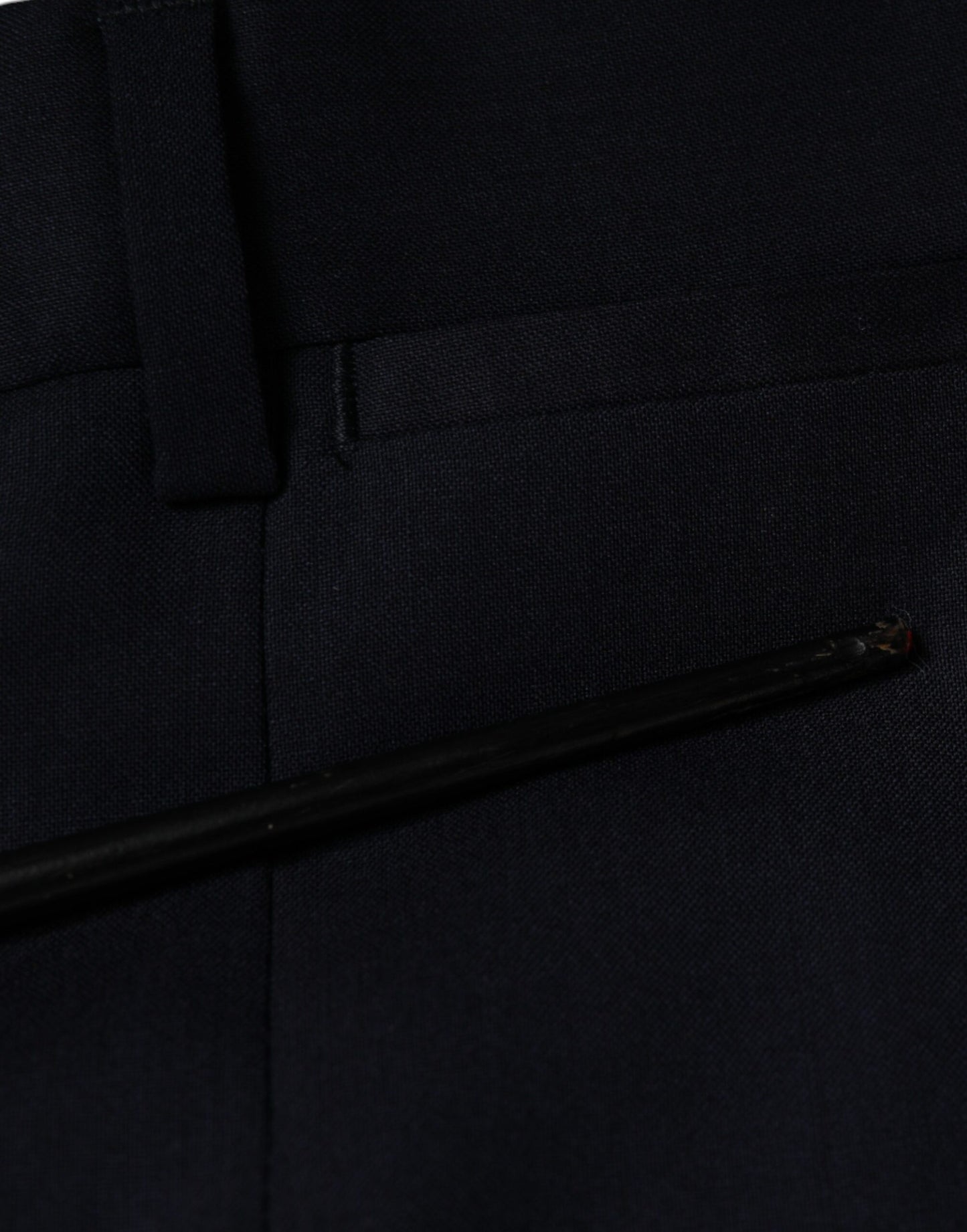 Dolce & Gabbana Blue Wool Skinny Formal Dress Pants by Dolce & Gabbana