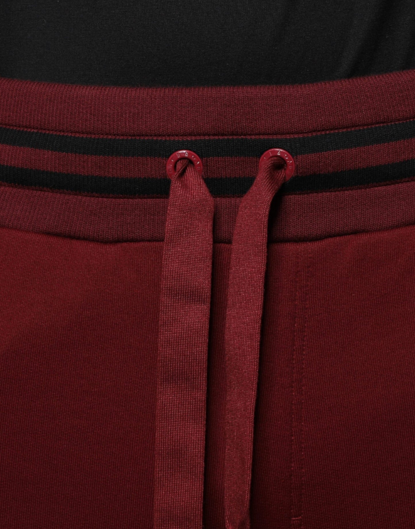 Dolce & Gabbana Dark Red Cotton Men Jogger Sweatpants Pants by Dolce & Gabbana