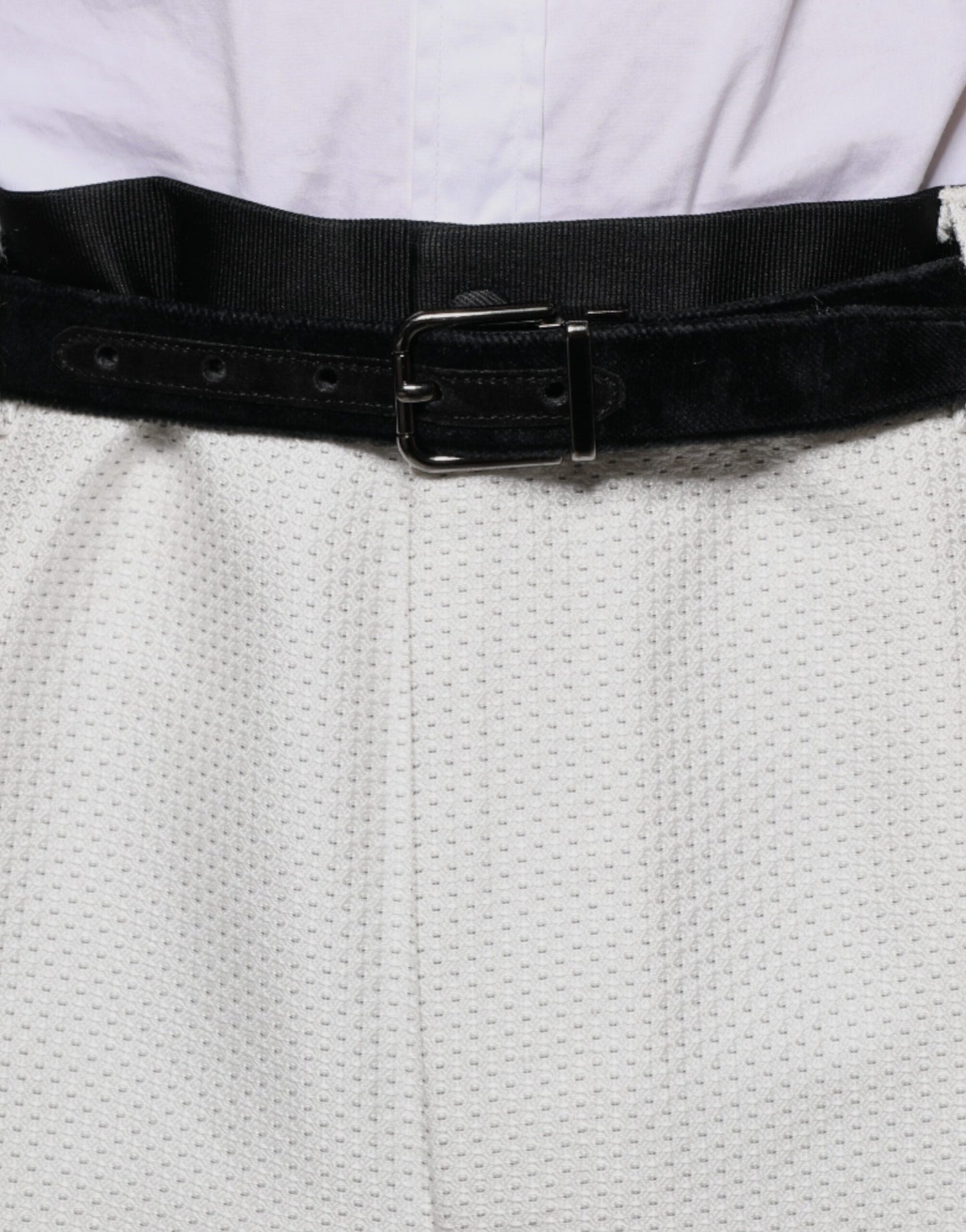Dolce & Gabbana White Polyester Formal Dress Pants by Dolce & Gabbana