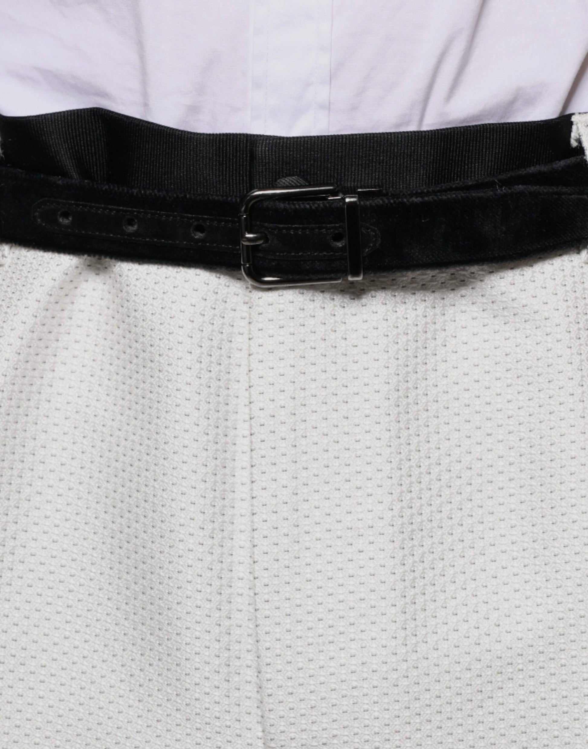 Dolce & Gabbana White Polyester Formal Dress Pants by Dolce & Gabbana
