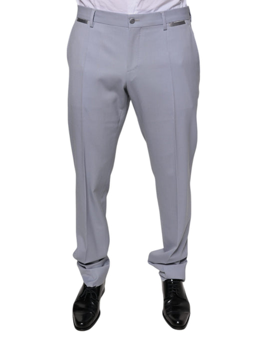 Dolce & Gabbana Light Gray Wool Formal Dress Pants by Dolce & Gabbana