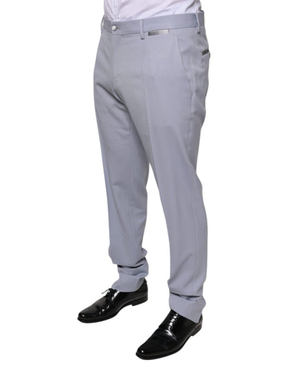 Dolce & Gabbana Light Gray Wool Formal Dress Pants by Dolce & Gabbana