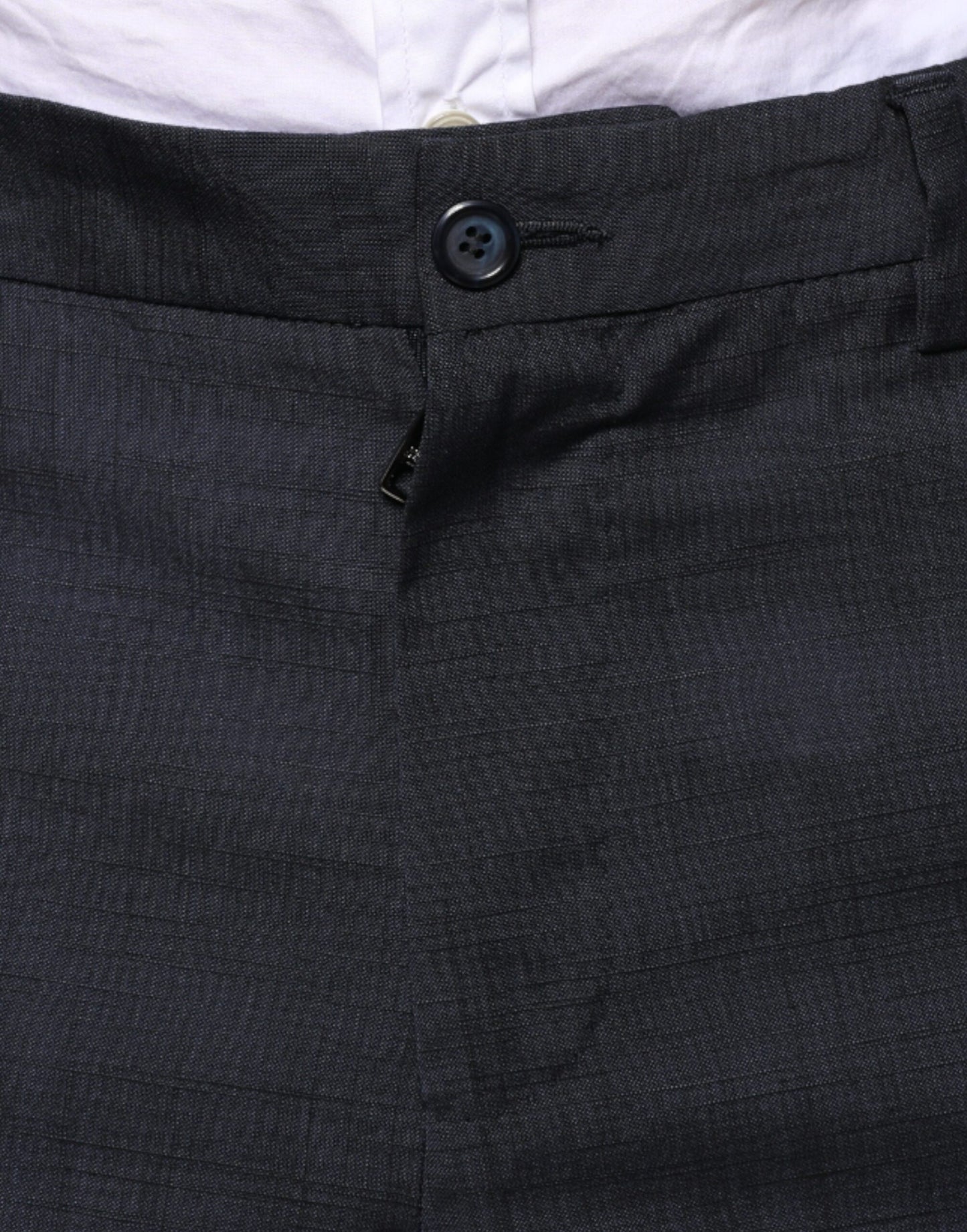 Dolce & Gabbana Black Cotton Wool Formal Dress Pants by Dolce & Gabbana