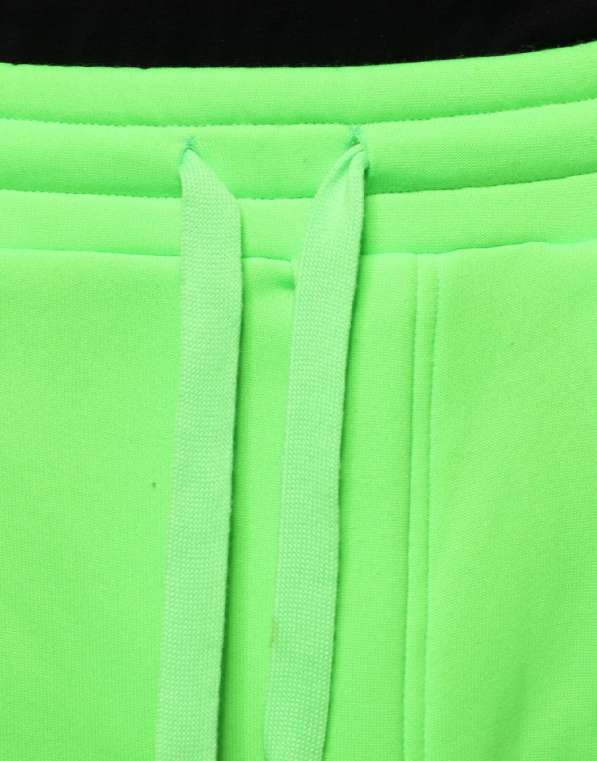 Dolce & Gabbana Neon Green Polyester Cargo Jogger Sweatpants Pants by Dolce & Gabbana