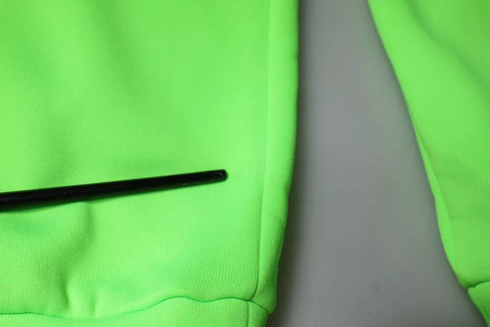 Dolce & Gabbana Neon Green Polyester Cargo Jogger Sweatpants Pants by Dolce & Gabbana