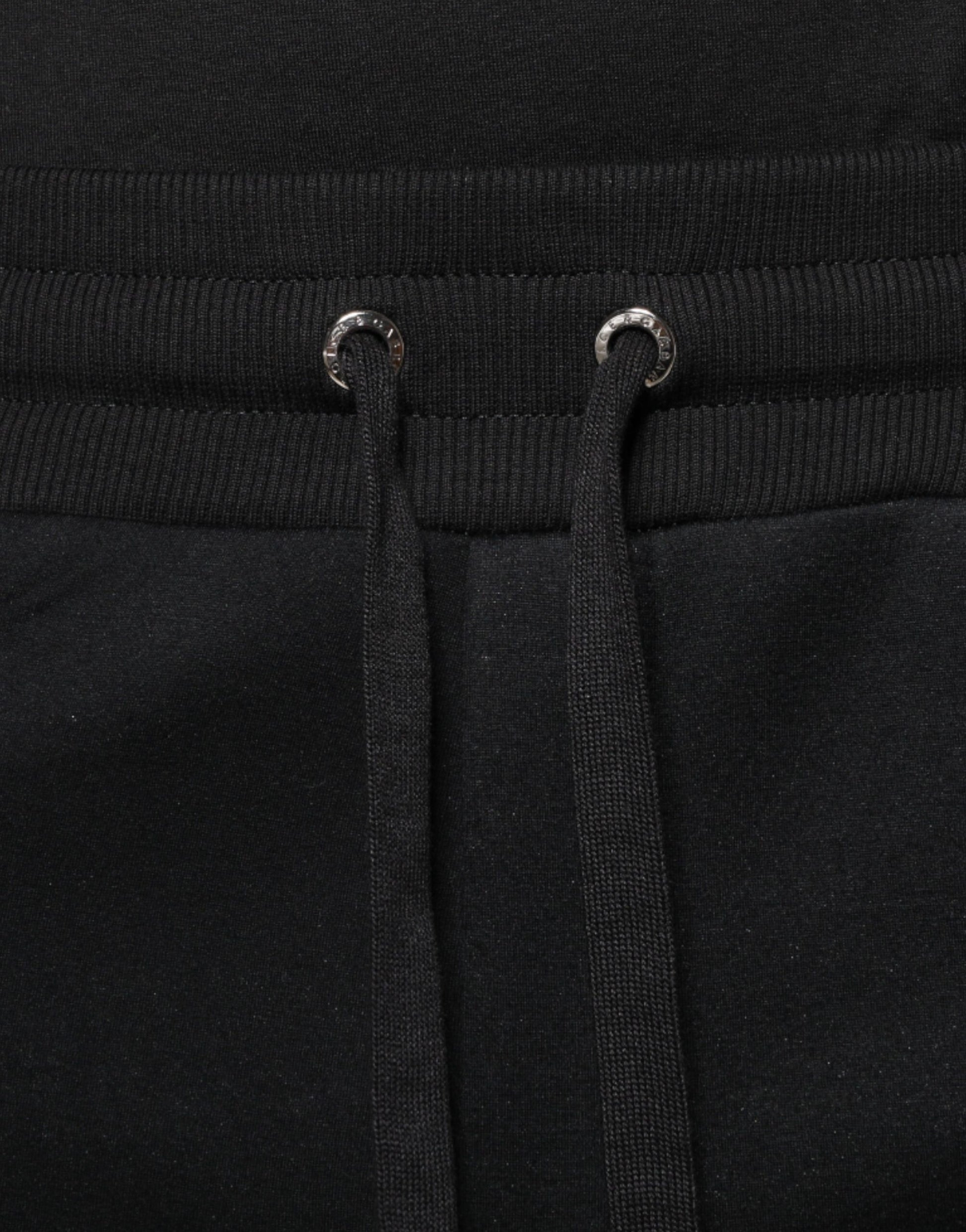 Dolce & Gabbana Black Modal DG Logo Jogger Men Sweatpants Pants by Dolce & Gabbana