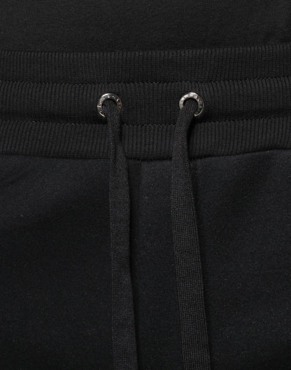 Dolce & Gabbana Black Modal DG Logo Jogger Men Sweatpants Pants by Dolce & Gabbana