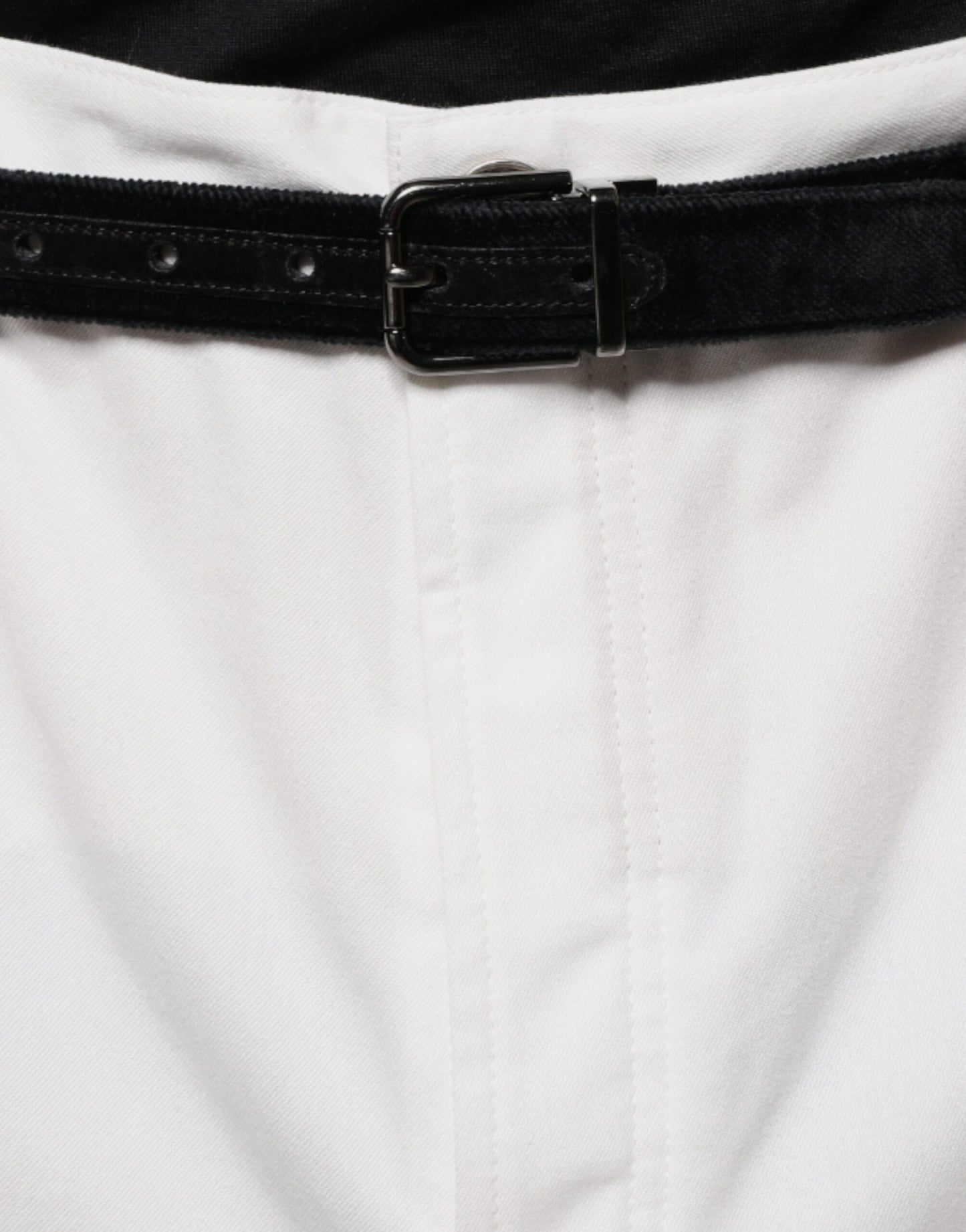 Brunello Cucinelli White Cotton Men Dress Tapered Pants by Brunello Cucinelli