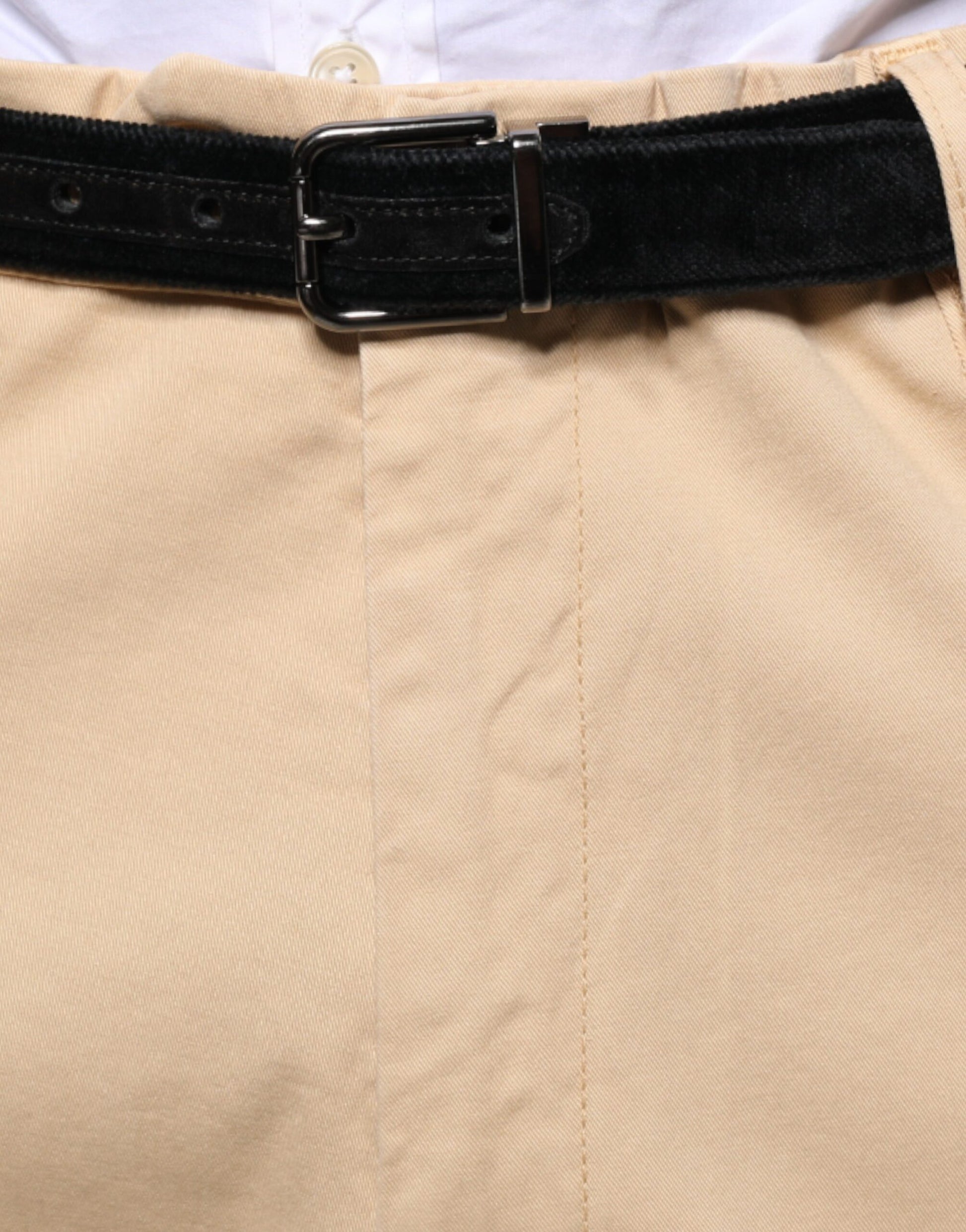 Don The Fuller Beige HOUSTON Men Cropped Dress Pants by Don The Fuller