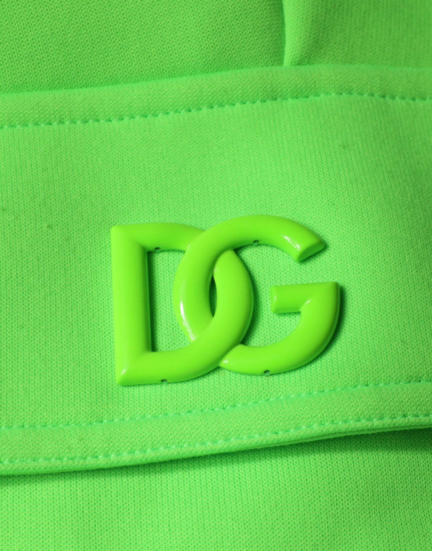 Dolce & Gabbana Neon Green Polyester Cargo Jogger Sweatpants Pants by Dolce & Gabbana