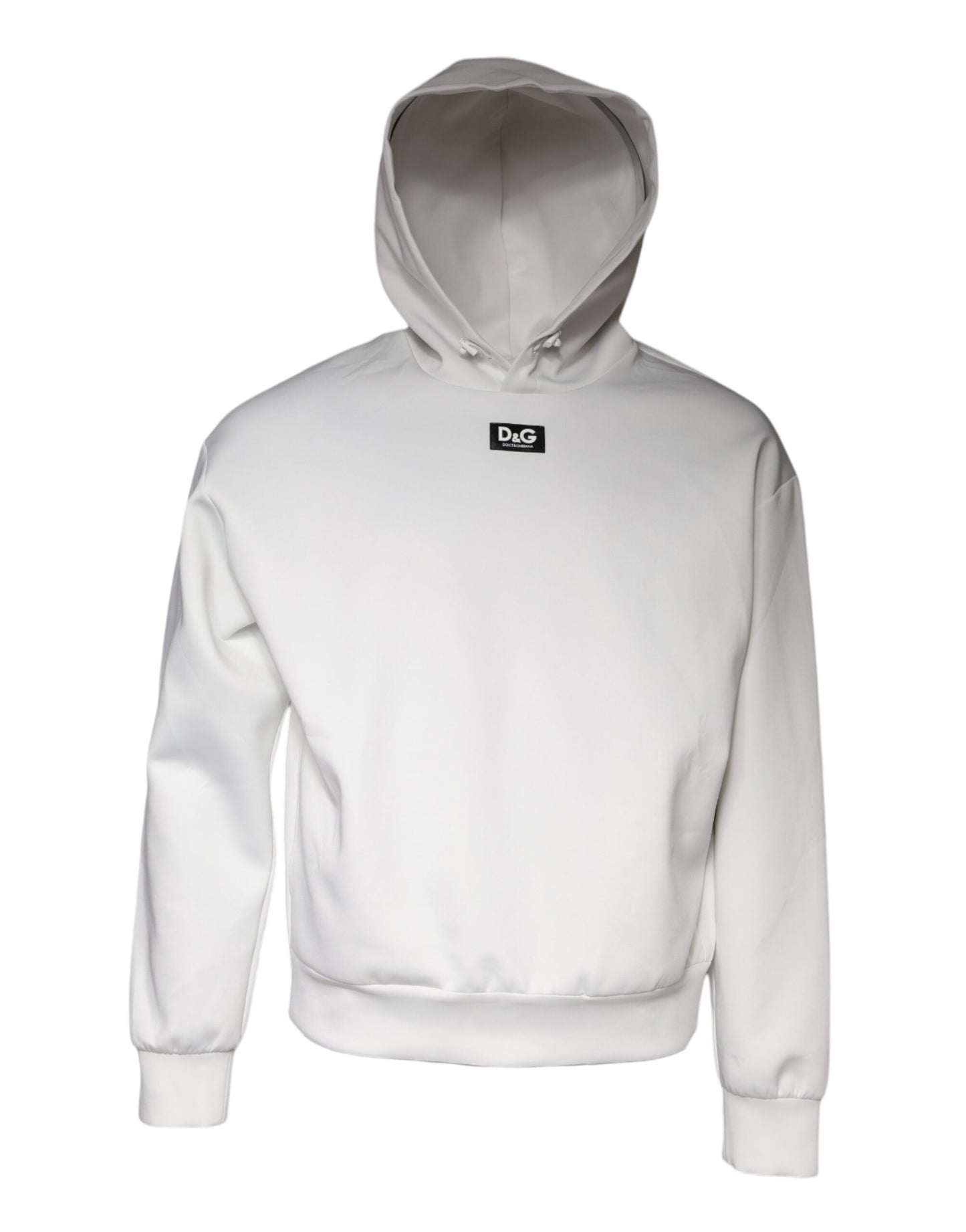 Sweat-shirt à capuche blanc Dolce &amp; Gabbana avec logo D&amp;G pour homme