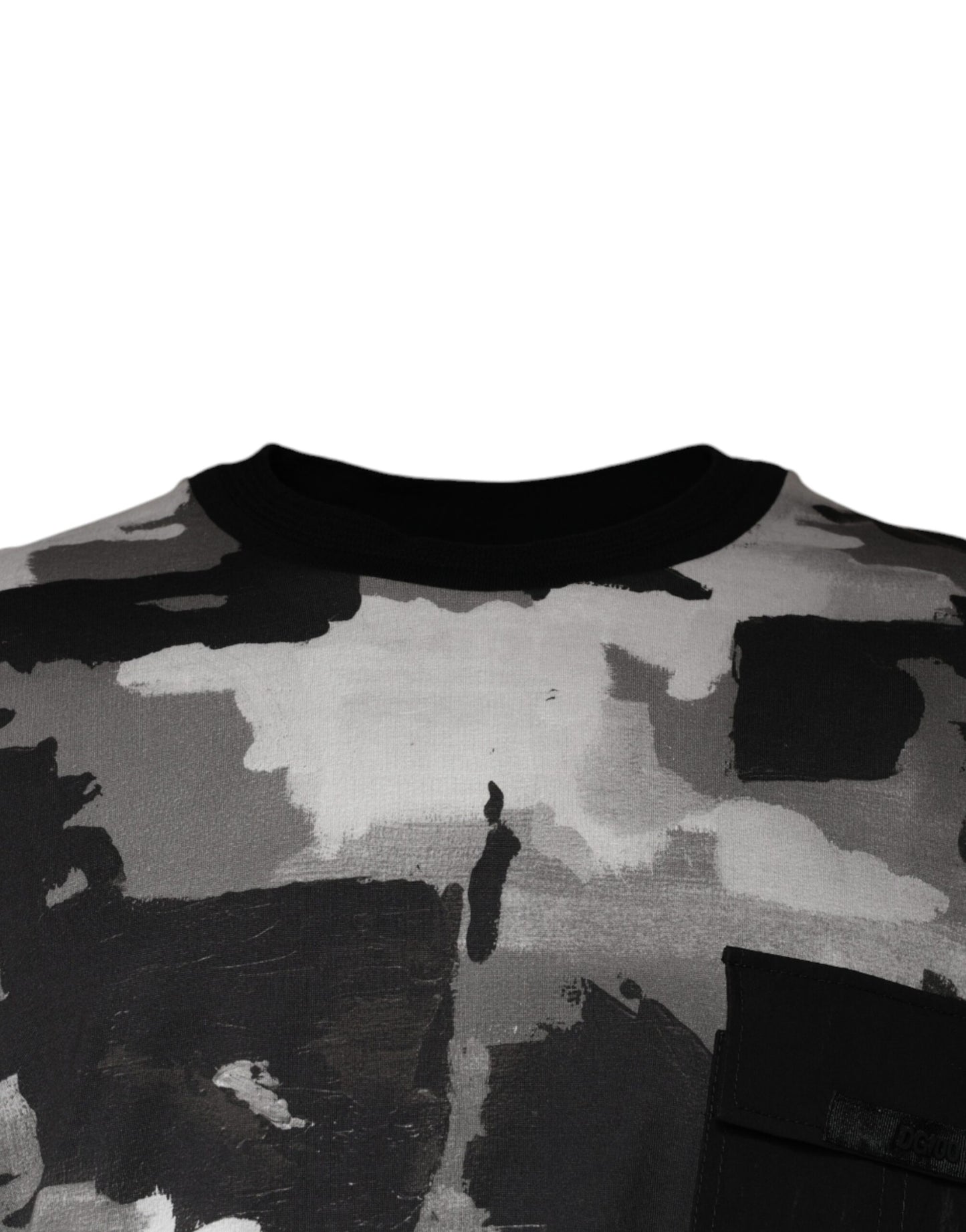 Dolce & Gabbana Multicolor Camouflage Cotton Crewneck T-shirt by Dolce & Gabbana