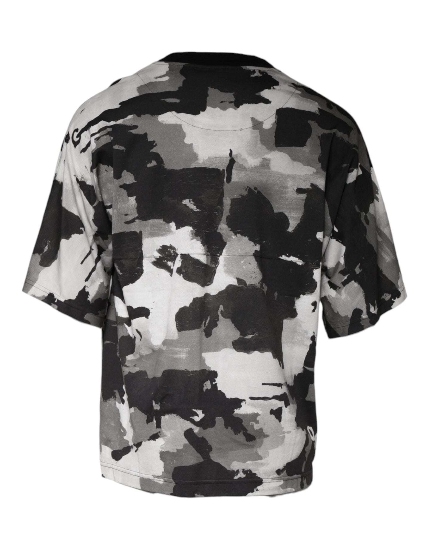 Dolce & Gabbana Multicolor Camouflage Cotton Crewneck T-shirt by Dolce & Gabbana