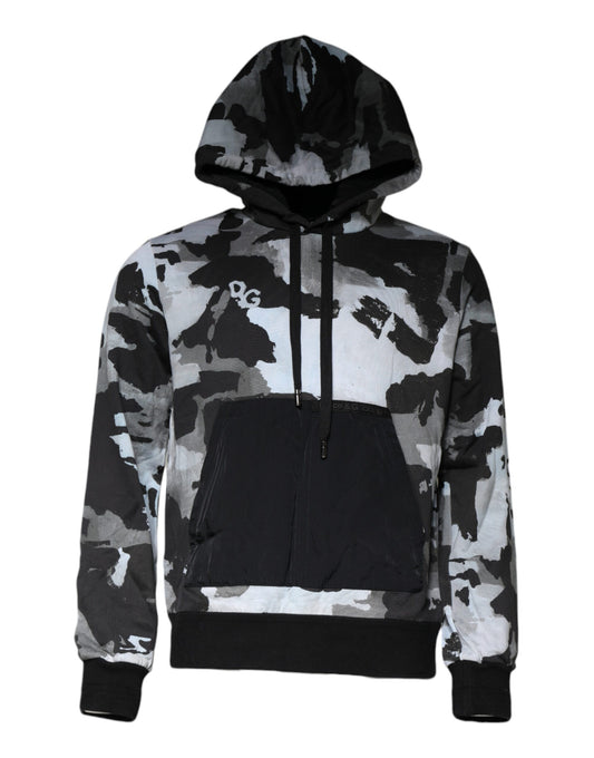 Dolce Gabbana Camouflage Capuchontrui Multicolor Luxe