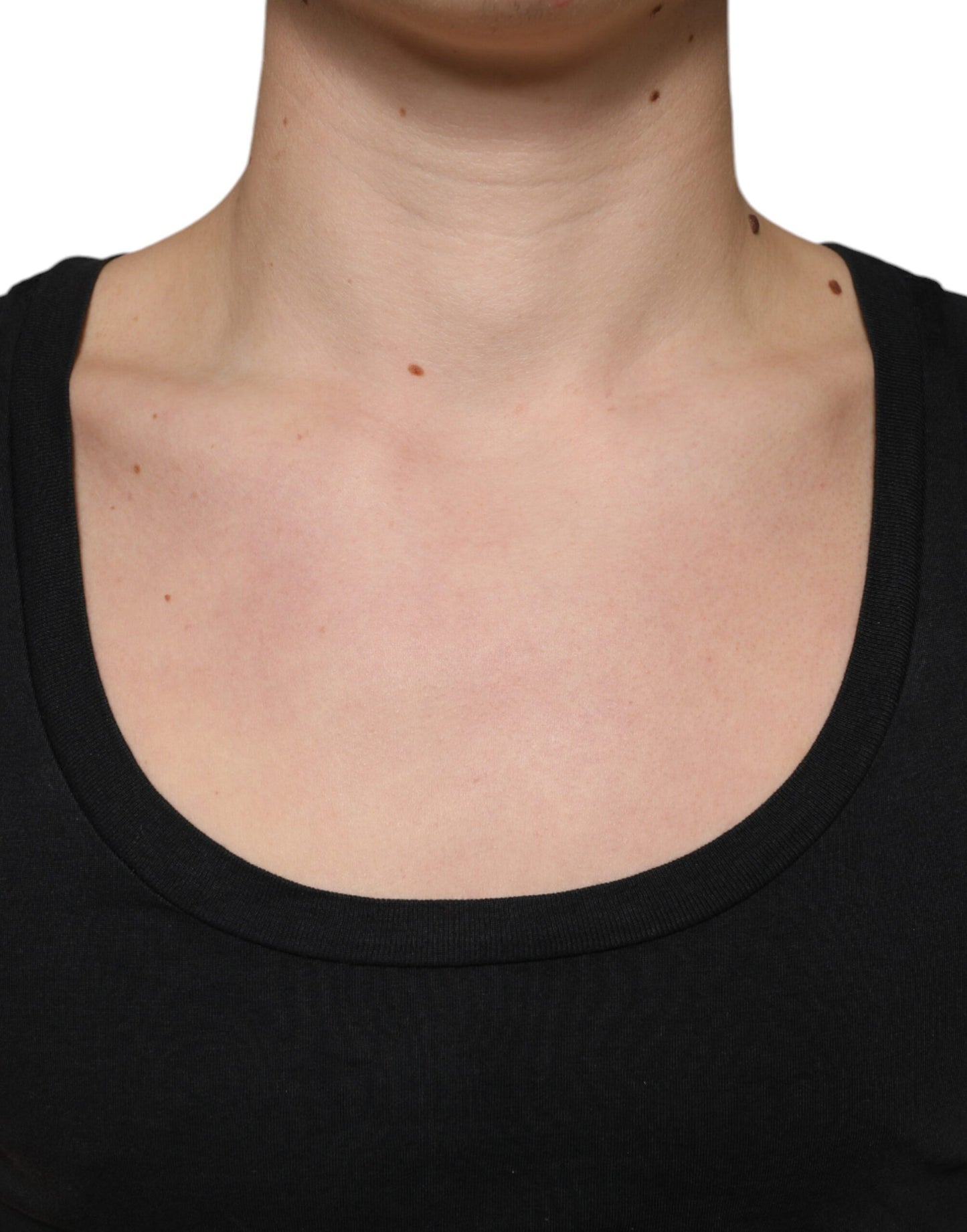 Dolce & Gabbana Black Cotton Tank Sleeveless Men T-shirt by Dolce & Gabbana