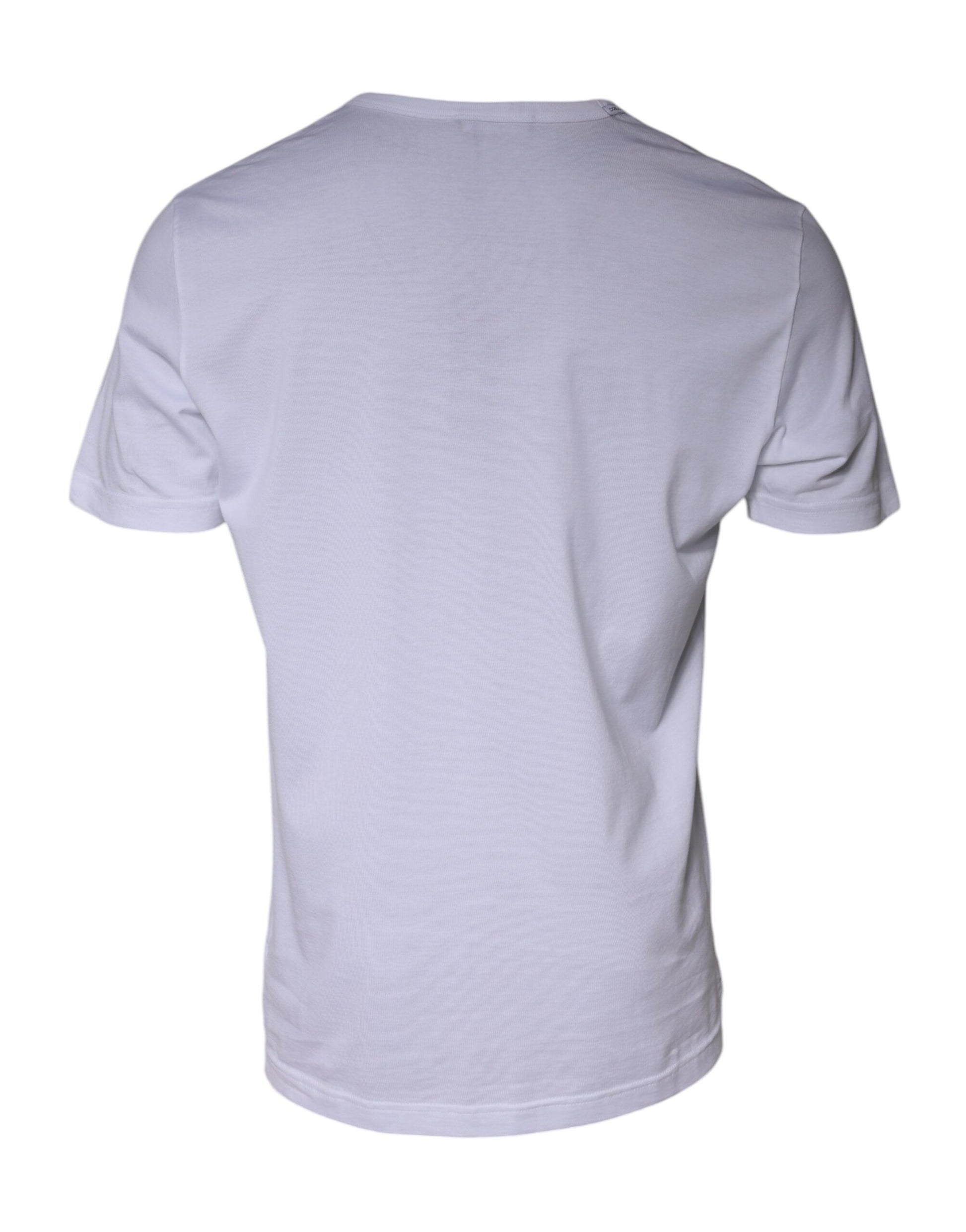 Dolce & Gabbana White Paradiso Cotton Shorts Sleeves T-shirt by Dolce & Gabbana