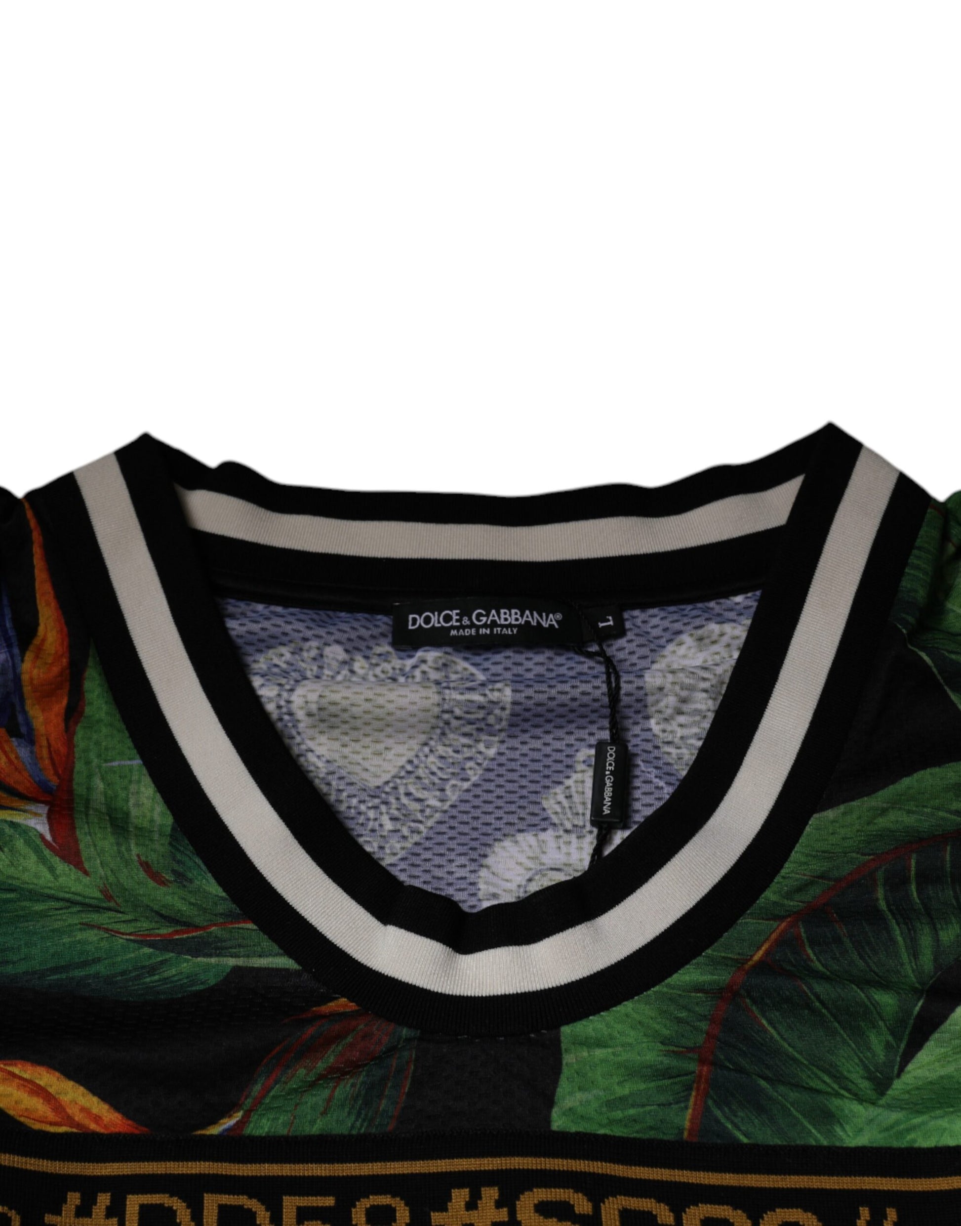 Dolce & Gabbana Multicolor Tropical Sleeveless Tank T-shirt by Dolce & Gabbana