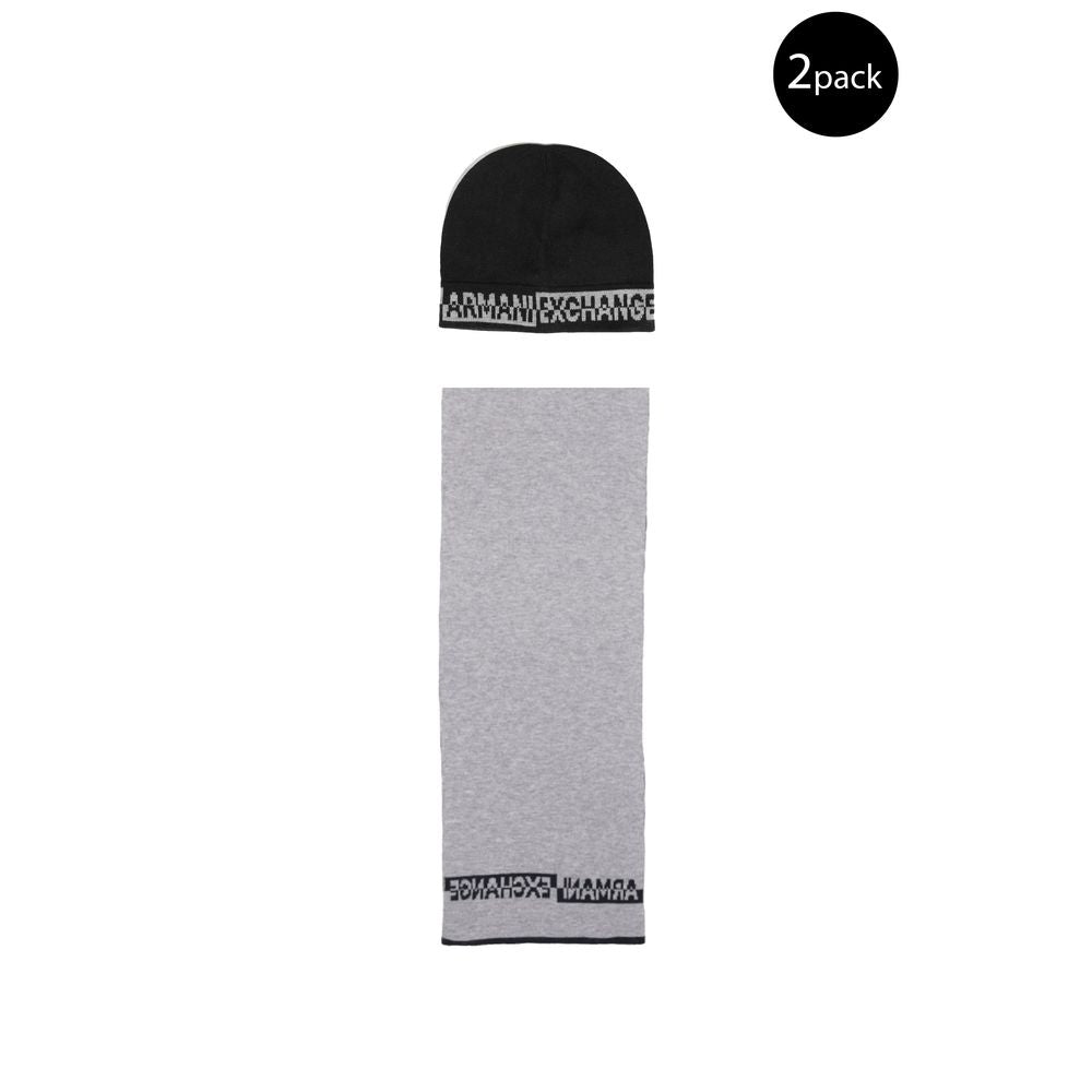 Armani Exchange Black Polyamide Scarf by Armani Exchange