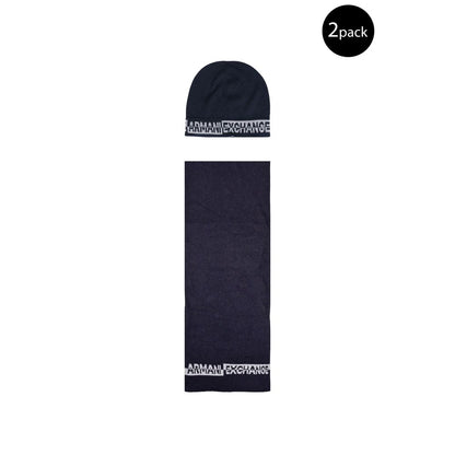 Armani Exchange Blue Polyamide Scarf by Armani Exchange