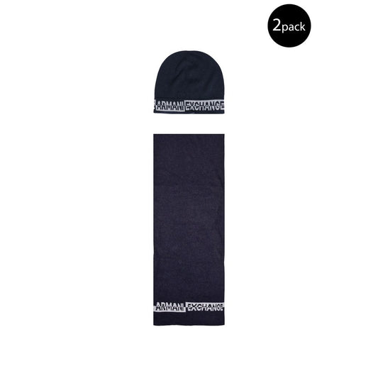 Armani Exchange Blue Polyamide Scarf by Armani Exchange