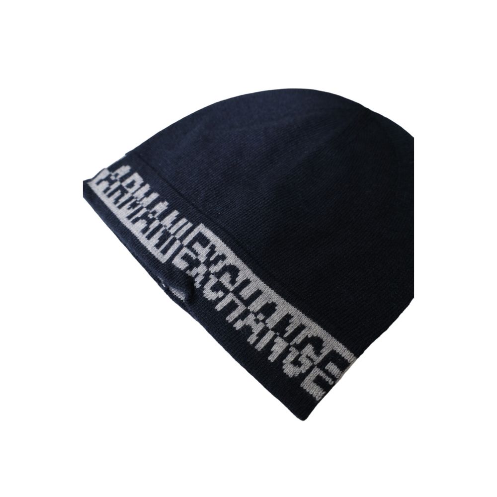 Armani Exchange Blue Polyamide Scarf by Armani Exchange