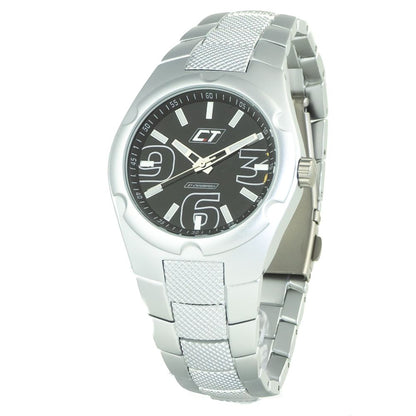 Montre Chronotech en acier inoxydable argenté