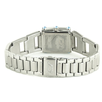 Montre Chronotech en acier inoxydable argenté