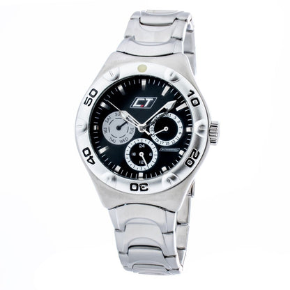 Montre Chronotech en acier inoxydable gris