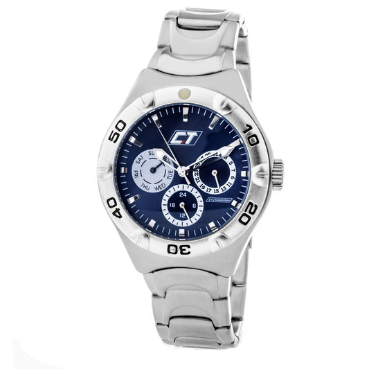 Montre Chronotech en acier inoxydable argenté