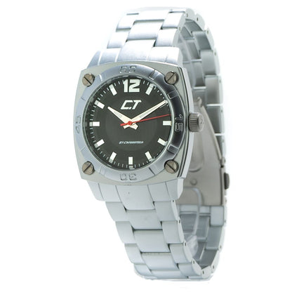 Montre Chronotech en aluminium argenté