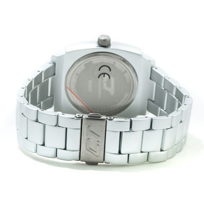 Montre Chronotech en aluminium argenté