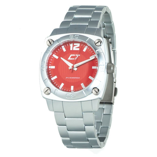 Montre Chronotech en acier inoxydable argenté