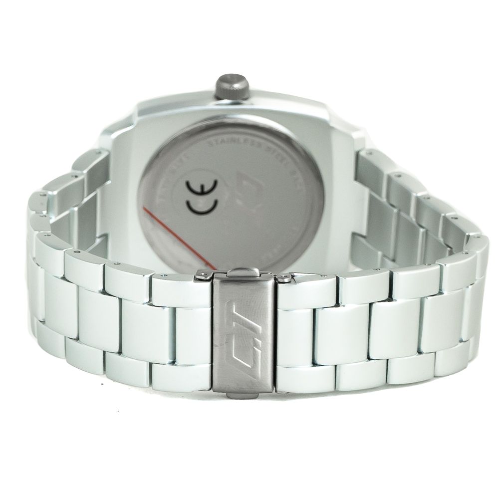Montre Chronotech en acier inoxydable argenté