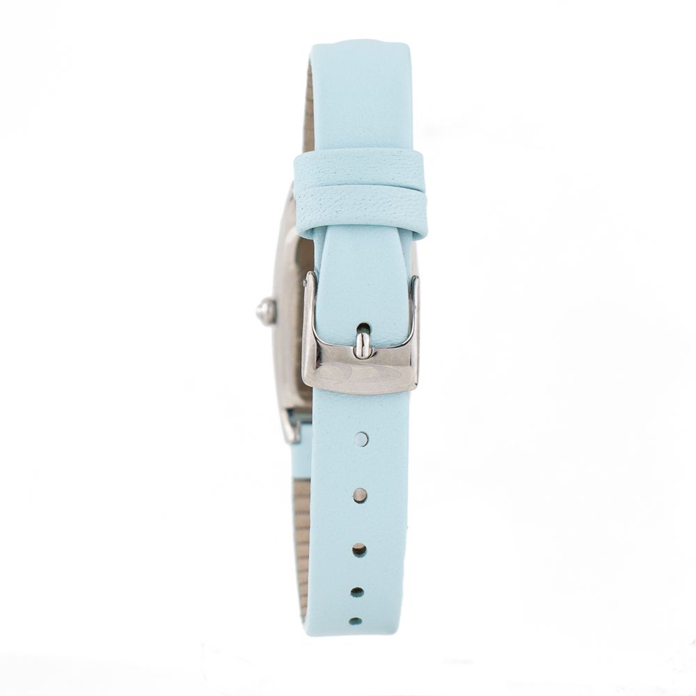 Chronotech Blue Leather Watch by Chronotech