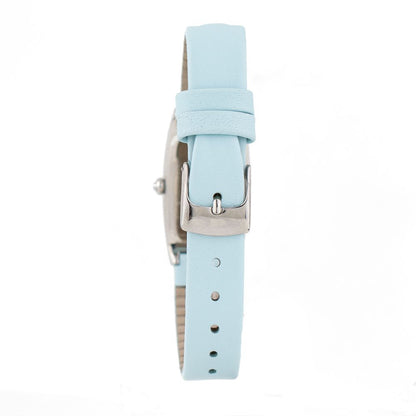 Chronotech Blue Leather Watch by Chronotech