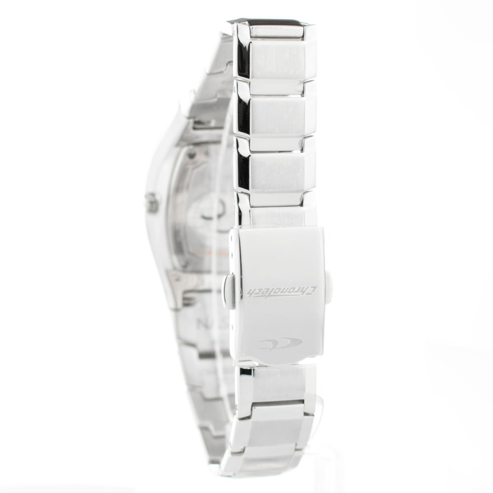 Montre Chronotech en acier inoxydable argenté