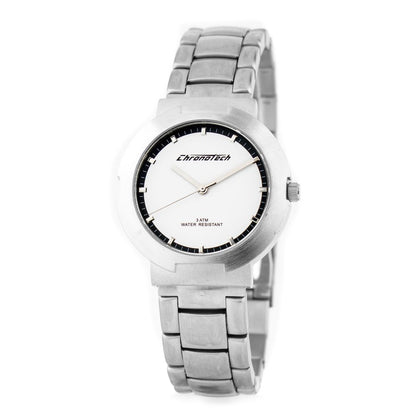 Chronotech Silver Stainless Steel Watch by Chronotech