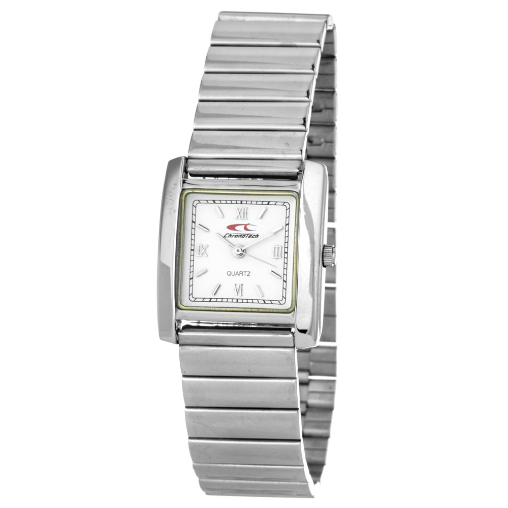 Chronotech Silver Stainless Steel Watch by Chronotech