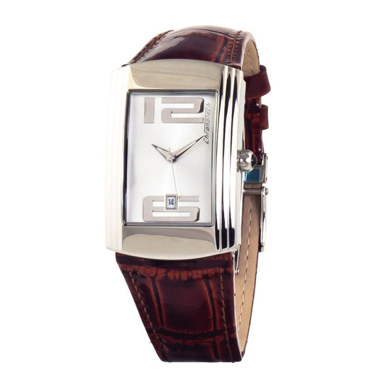Montre Chronotech en cuir marron