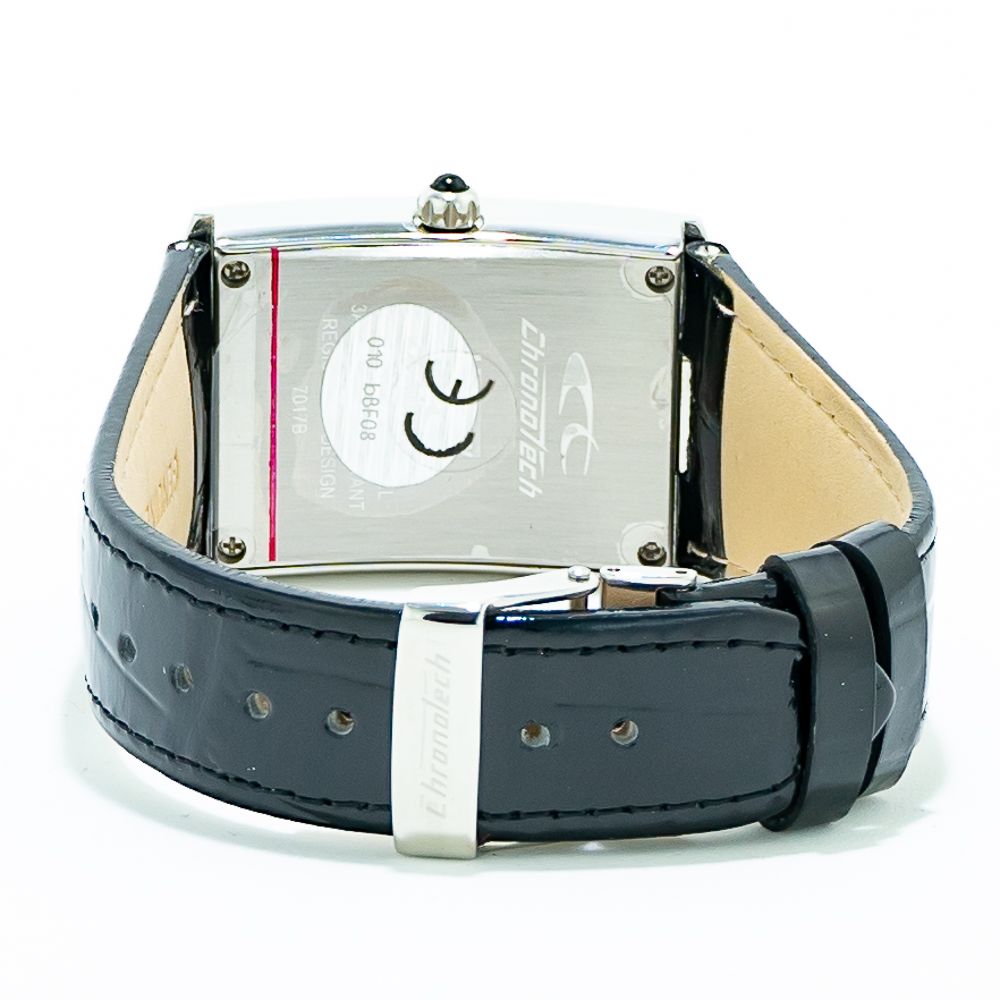 Montre Chronotech en acier inoxydable argenté