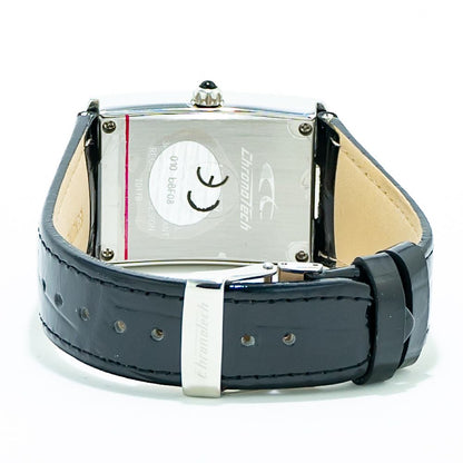 Montre Chronotech en acier inoxydable argenté