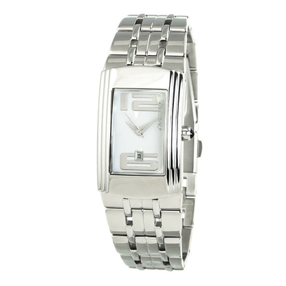 Montre Chronotech en acier argenté