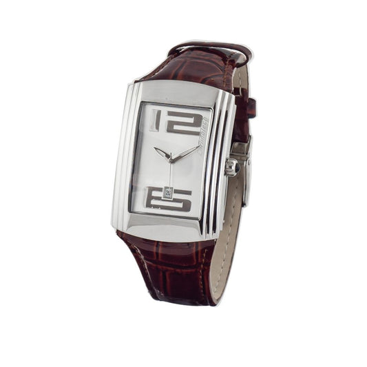 Montre Chronotech en cuir marron