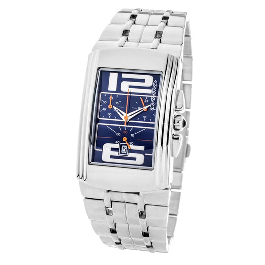 Montre Chronotech en acier argenté