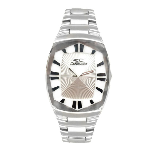 Montre Chronotech en acier inoxydable argenté